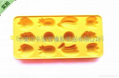 Silicone fruit ice tray