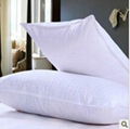 washed white duck goose down feather inner cushion pillow 1