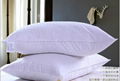 washed white duck goose down feather inner cushion pillow 3