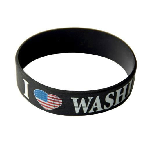 2012 Lovely Powerful Silicone Bracelet /The concave word silicone wristbands 2
