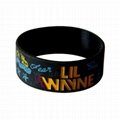 2012 hot sale personalized printed silicone bracelet for promotional gift  2