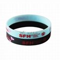 2012 hot sale personalized printed silicone bracelet for promotional gift  3