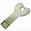 Heart shape Key USB Memory Stick 2GB 4GB