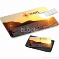 Credit Card Shaped USB Flash Drives 2GB