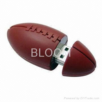 USB Shaped Like Rugby 2GB 4GB 8GB 16GB from Honest Supplier