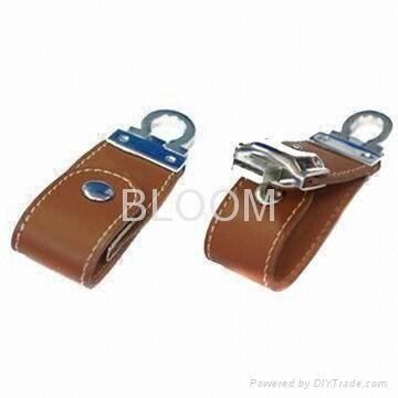 2GB 4GB 8GB 16GB Promotional Leather USB 2.0 Drive Business Gifts