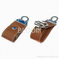 2GB 4GB 8GB 16GB Promotional Leather USB 2.0 Drive Business Gifts