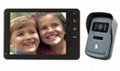 7" Handfree Color Video Doorphone with Touch Buttons