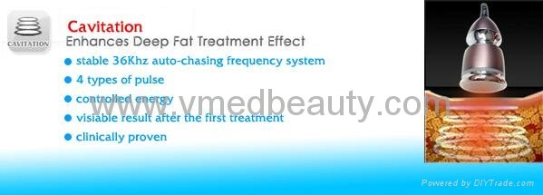 Vela Shape Weight Loss Cavitation Vaccum/Lipo Massage Slimming Equipment  3