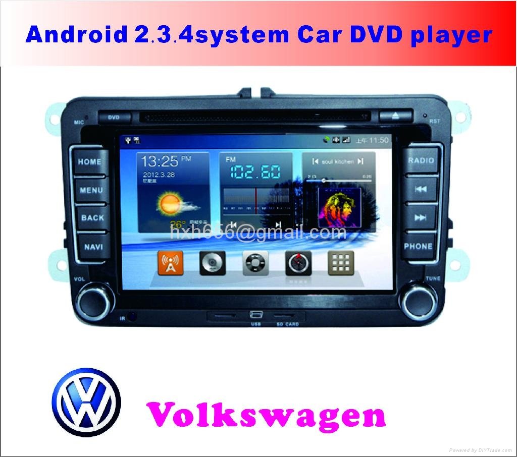 Volkswagen Android System Special Car DVD Player