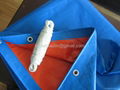 180gsm, 4X5m, Blue/Orange PE Tarpaulin Tent 1