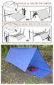 Attractive Blue Tarpaulin Groundsheet Cover 1