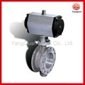 D643W-1 butterfly Valve with pneumatic actuator 1