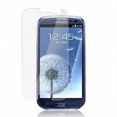  Scratch resistent Clear Screen protector guard film for galaxy siii i9300