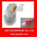 utp cat5e rj45 connector 8P8C 3