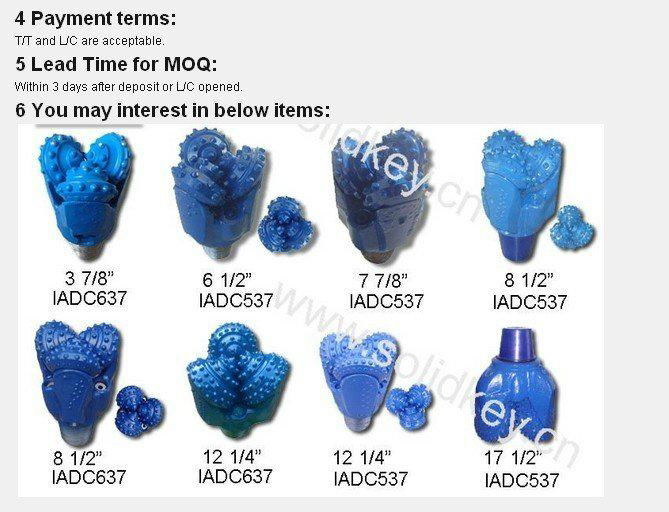 12 1/4" M1665C PDC Cutter Bits 4