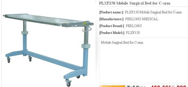 PLXF150 mobile surgical Table