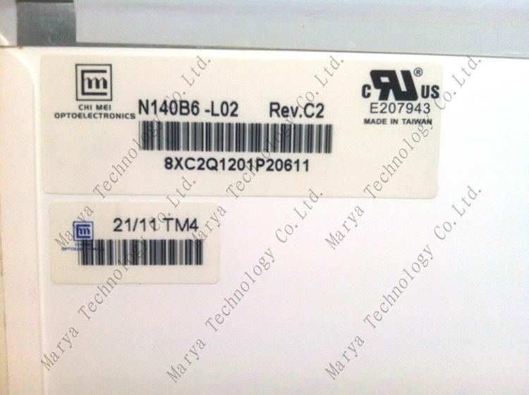 N140B6-L02 LTN140AT02/07/16 LP140WH1 B40XW01 HT140WXB laptop LCD screen  3