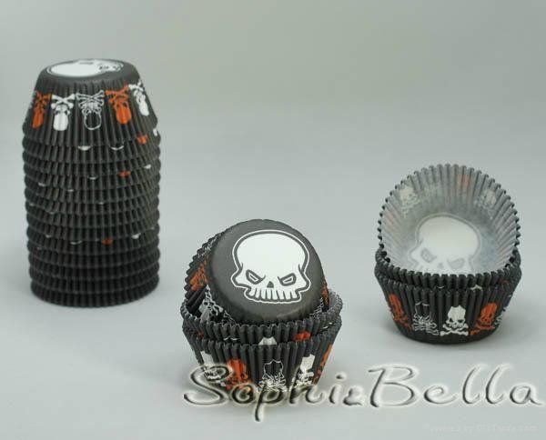 FDA APPROVED Wholesale HOT Halloween Cupcake Cases Baking Cups