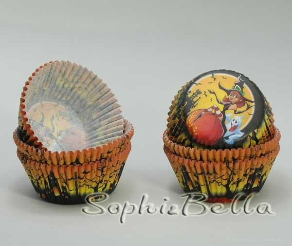 FDA APPROVED Wholesale HOT Halloween Cupcake Cases Baking Cups 3