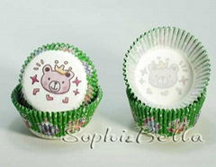 Wholesale Baby shower greaseproof Cupcake Liners Paper Muffin Cases Baking Cu