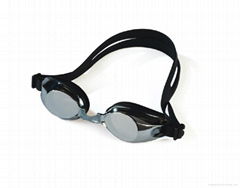 2012 high end silicone mirror coated popular swim goggles