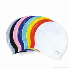 funny Adult silicone waterproof swim cap