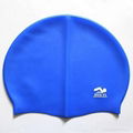 funny Adult silicone waterproof swim cap 2