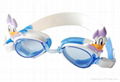 Waterproof Children safty fashion silicone cartoon swim goggles 1