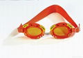 Waterproof Children safty fashion silicone cartoon swim goggles 5