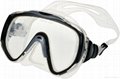 Adult Fashion tempered glass diving mask  2