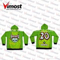 custom 100% polyester hoodies