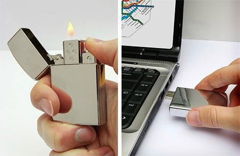 Cigarette Lighter USB Disk