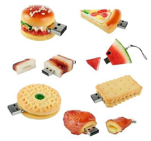 Food Shape PVC USB Drive    