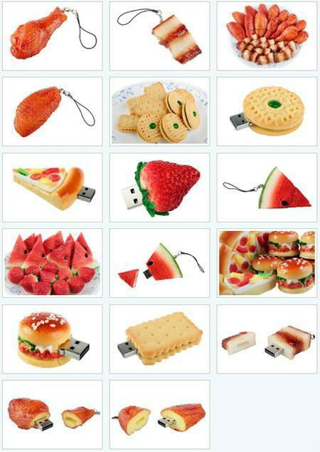 Food Shape PVC USB Drive     2