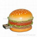 PVC Food  usb drive usb flash disk  1