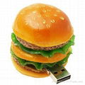 PVC Food  usb drive usb flash disk  3