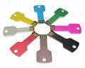 Colorful Key Shape Cheapest USB Flash Memory Stick  1