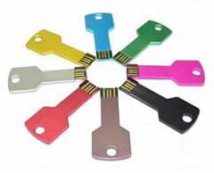 Colorful Key Shape Cheapest USB Flash Memory Stick 