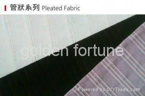 pleated fabric