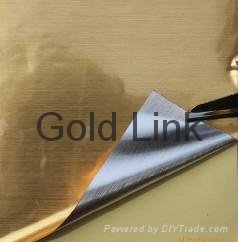 Glossy Gold Film Self Adhesive
