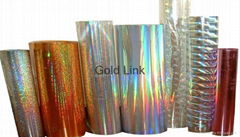 Self Adhesive Silver Holographic Film