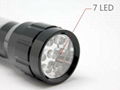 太陽能手電筒 7LED 2