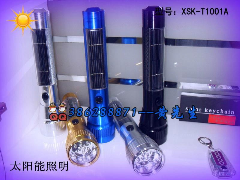 太陽能手電筒 10LED 3