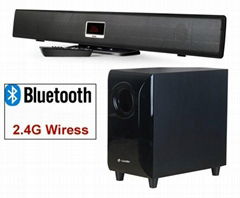 Ultra-slim Bluetooth Home Theater Soundbar With wireless subwoofer