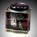 Qing Gong Tu tea tin food box 2