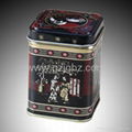 Qing Gong Tu tea tin food box 3