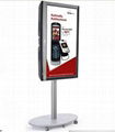 Single column LCD Stand with caster 1