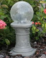 solar crackled glass ball light 2