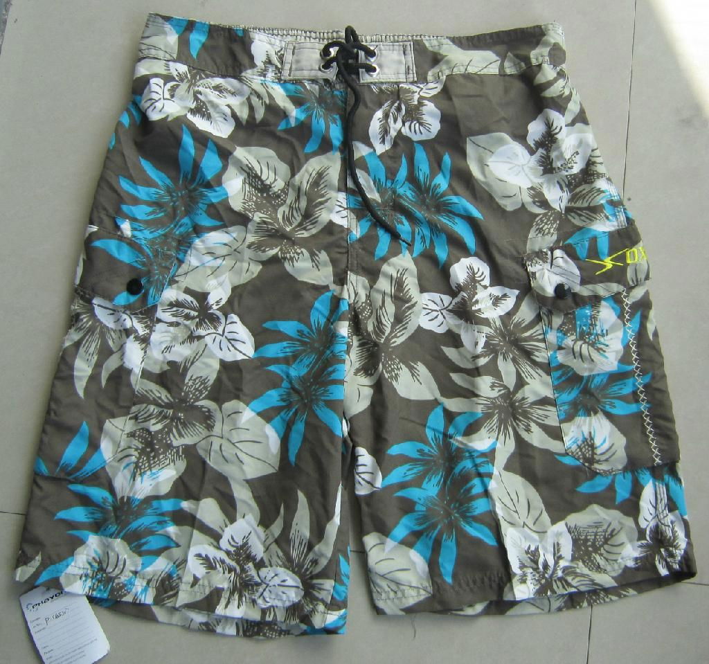 Flower Shivering Men's Sport Swimming Board Short